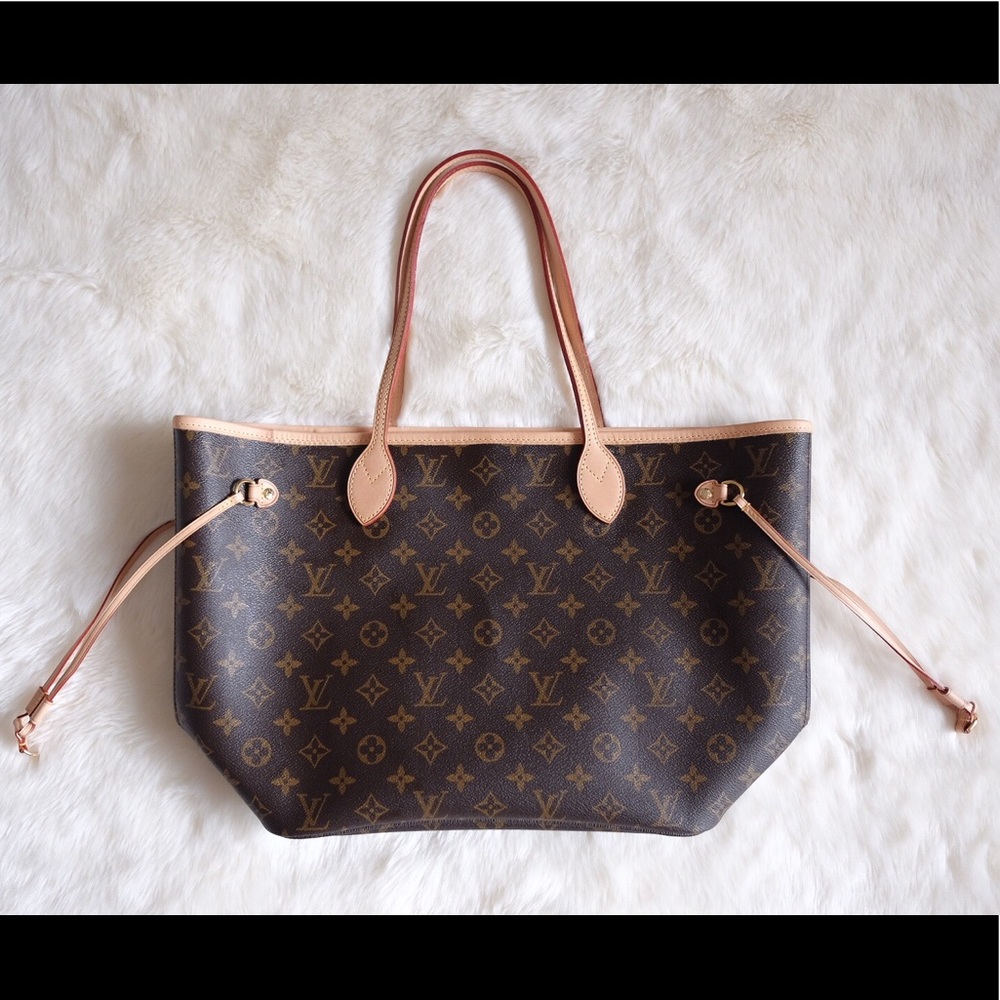 Louis Vuitton Monogram Rose Ballerine Neverfull MM
